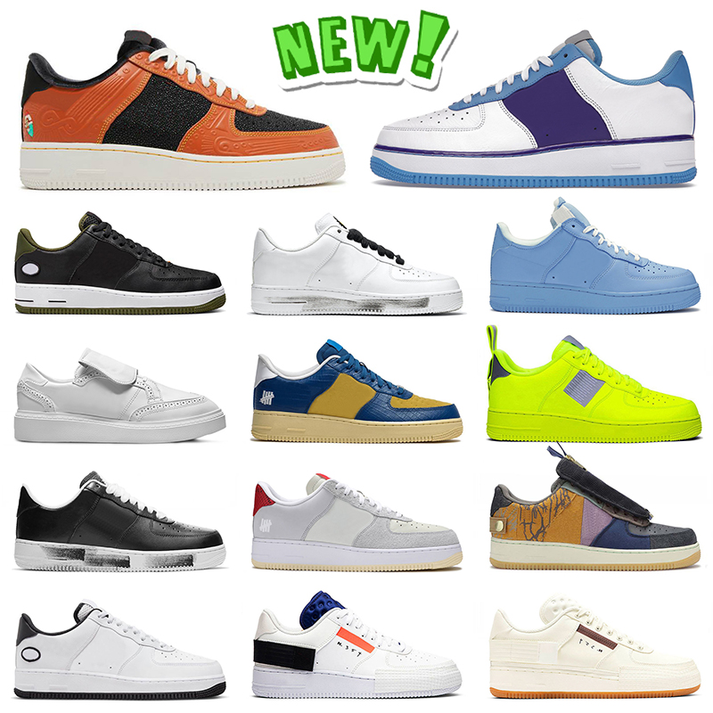 

One 1 Low Running Shoes Skate Platform University Blue 75th Anniversary Lakers Cactus Jack Para-Noise Utility Volt N354 Sail Gum Summit White Mens Women Sneakers 36-45, C39 have a nice day 36-40
