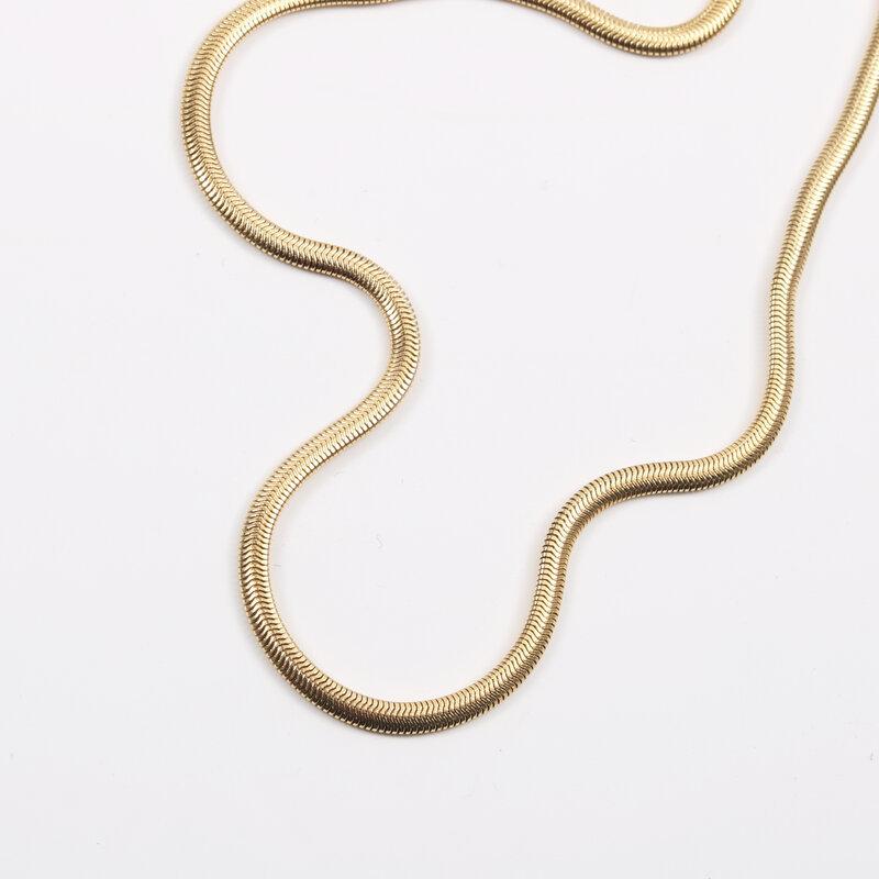 

Pendant Necklaces High End Gold Finish Snake Chain Necklace