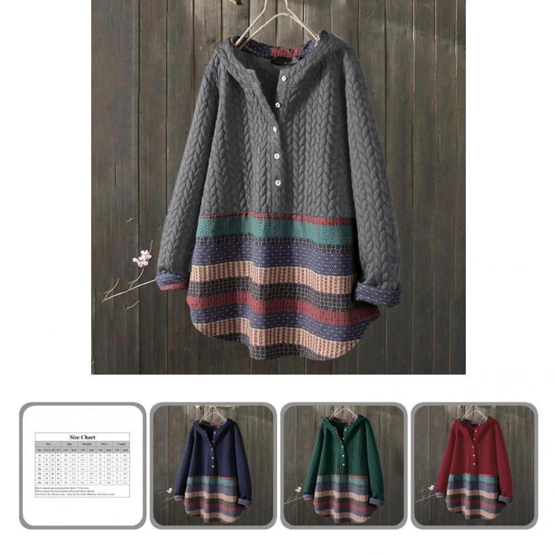 

Women's Jackets Ladies Stylish Warm Vintage Coat Autumn Winter Buttons For Dating, Black;brown