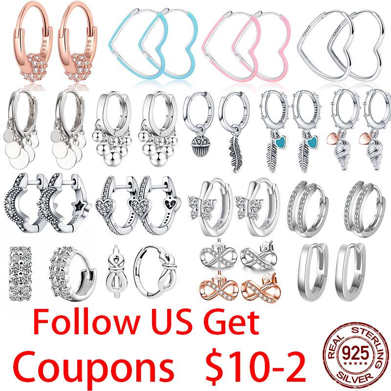 

Stud 2021 Latest Style 925 Sterling Silver Earrings Zircon Needle For Women Making Jewelry Gifts Wedding Party, Golden;silver