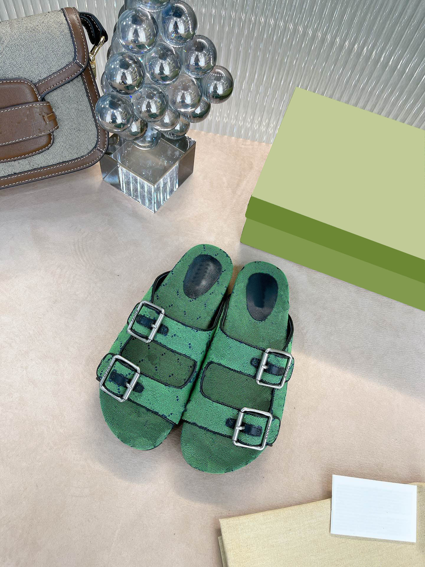 

Double G Multicolor Canvas Slippers Designer Luxury Men Women Sandals Strappy Buckle Slipper Webbing Sandal Italy Classics Shoes Top Qulality With Box Size35-44, Color 14