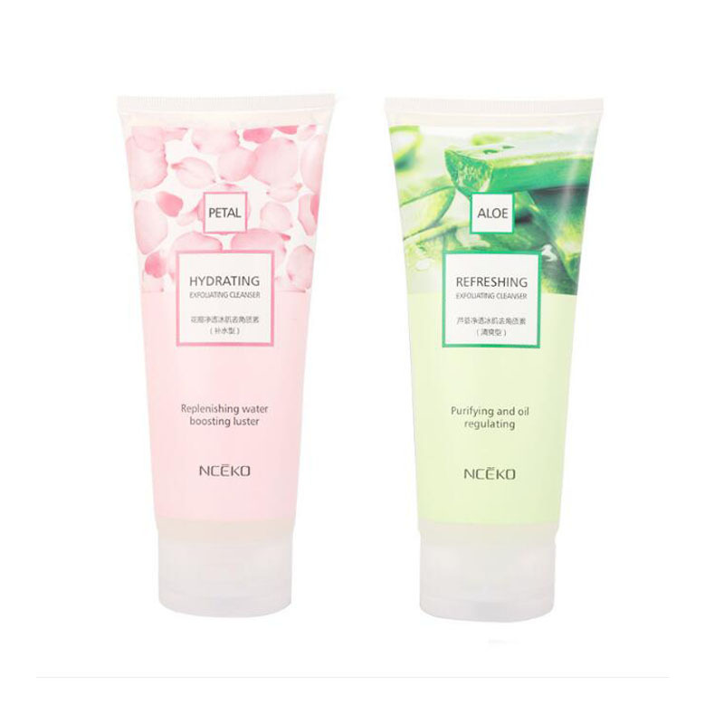 

Exfoliating Scrub 220g Petal Aloe Refreshing Firming Body Deep Cleansing Facial Brightening Complexion Bath Salt Exfoliating