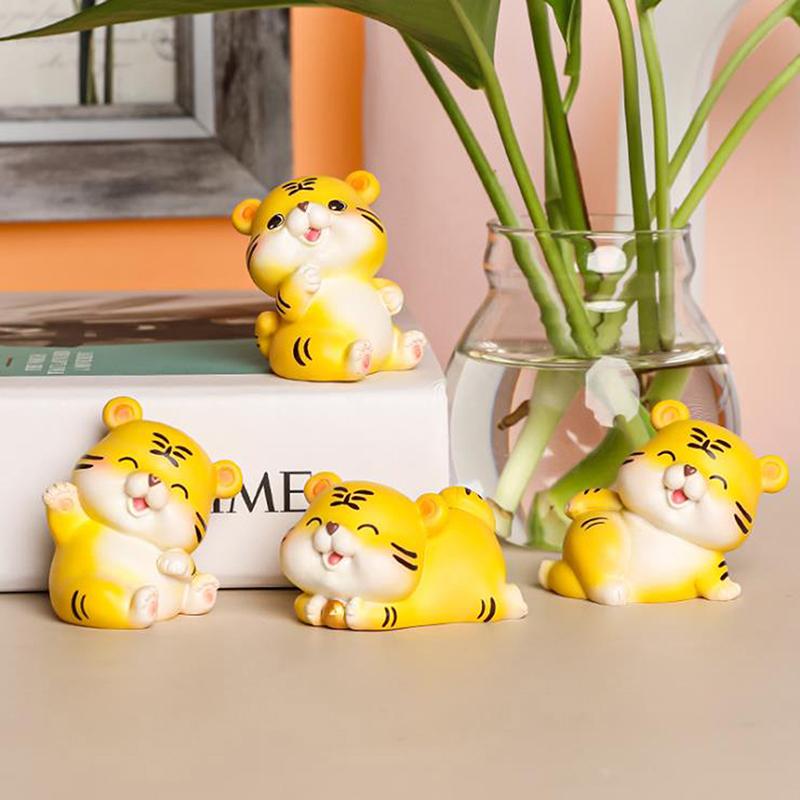

Other Event & Party Supplies Multi Styles Mini Tiger Desktop Ornament Lovely Tigers Sculpture Resin Car Decoration Crafts Figurines