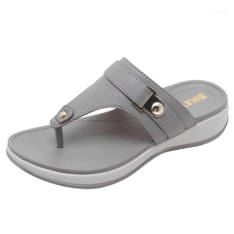 

Slippers SAGACE 2021 Slipper For Ladies Women Summer Platform Casual Outdoor Plus Size Slides Sandalias1, Gy