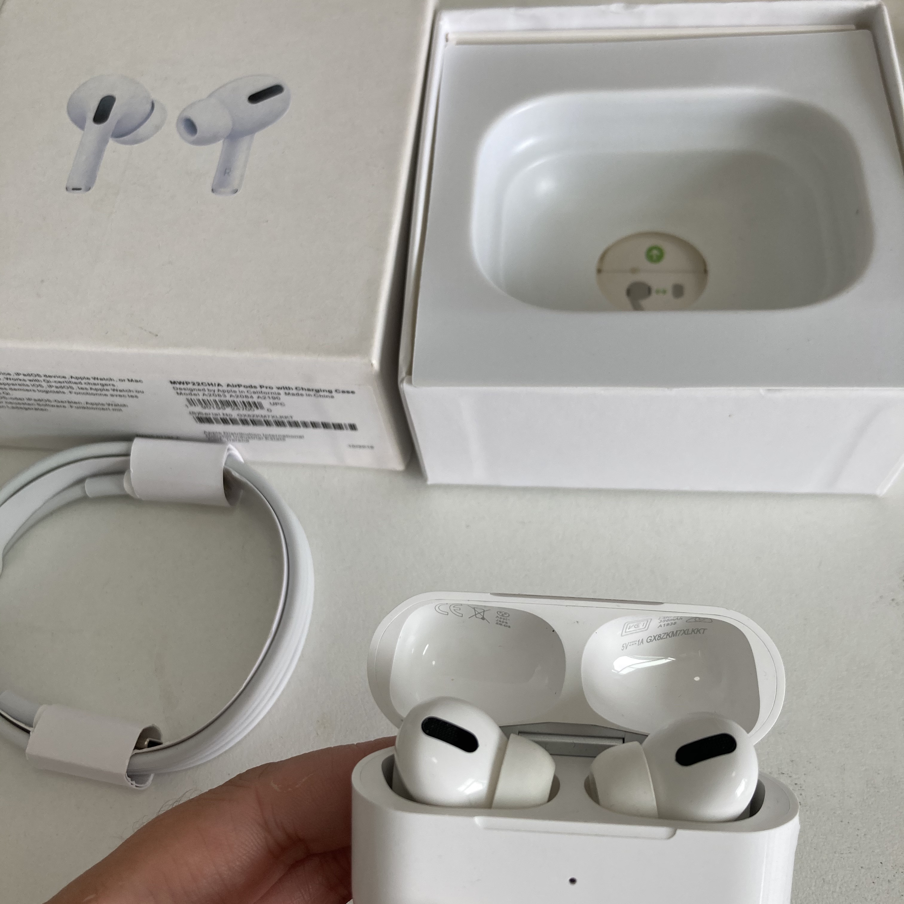 

AirPods Pro 3 Wireless Earphones AP3 AP2 H1 Chip Transparency Mode Noise Cancellation Metal Hinge Wirelesss Headset Air 2 Bluetooth Headphones With Serial Number, White