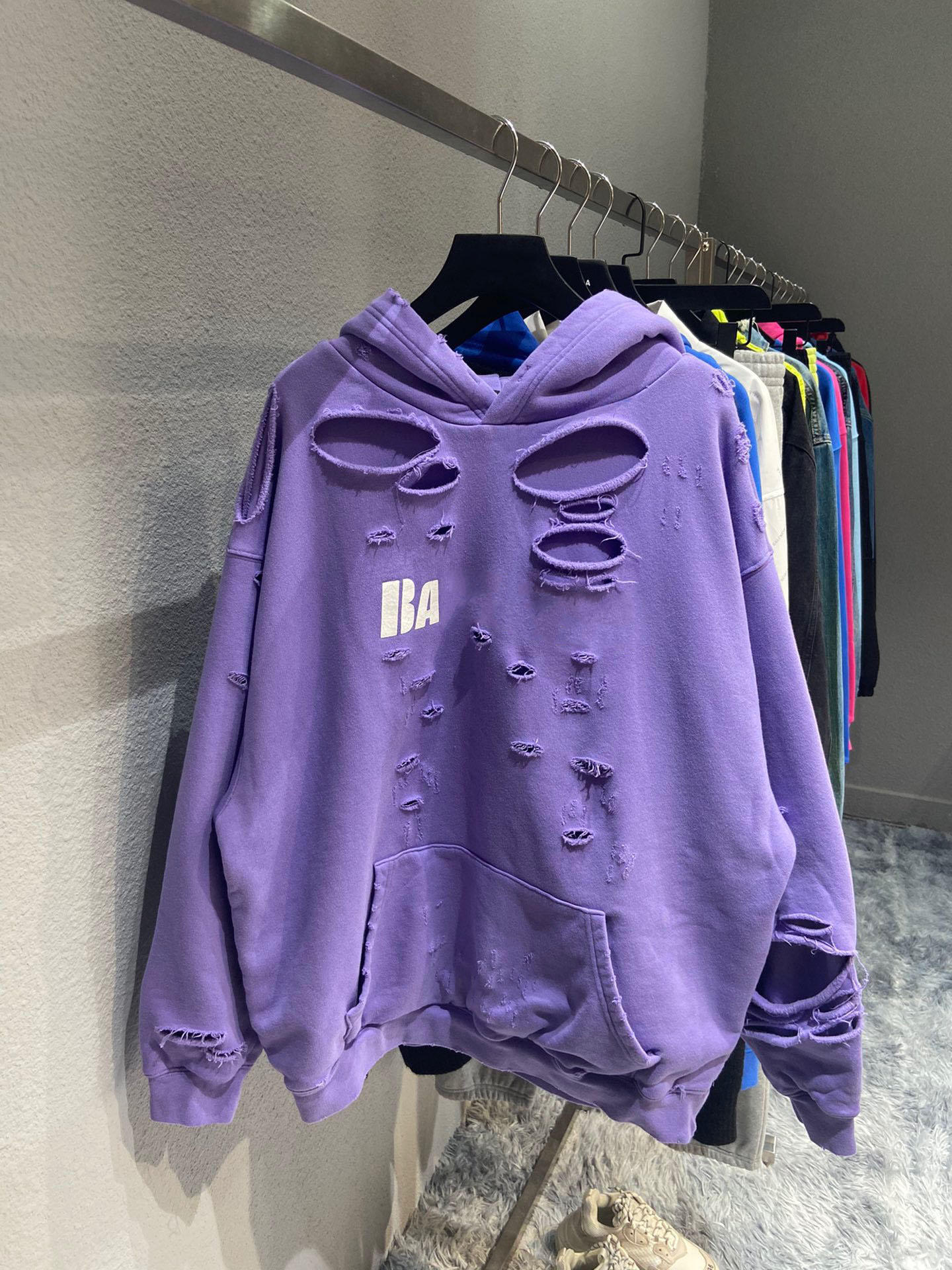 

New AOP jacquard letter knitted sweater in autumn / winter 2021acquard knitting machine e Custom jnlarged detail crew neck cotton jj75335, Black