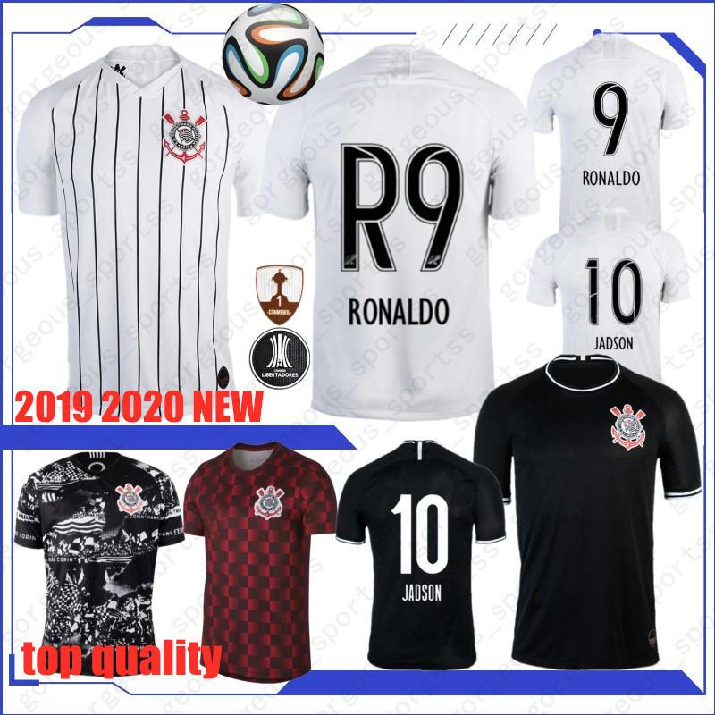 

Thai 19 20 JADSON RONALDO SOMOZA CLAYSON Sport Club Corinthian Top Quality Soccer Jerseys JANDERSON Paulista football Shirts, Black;yellow