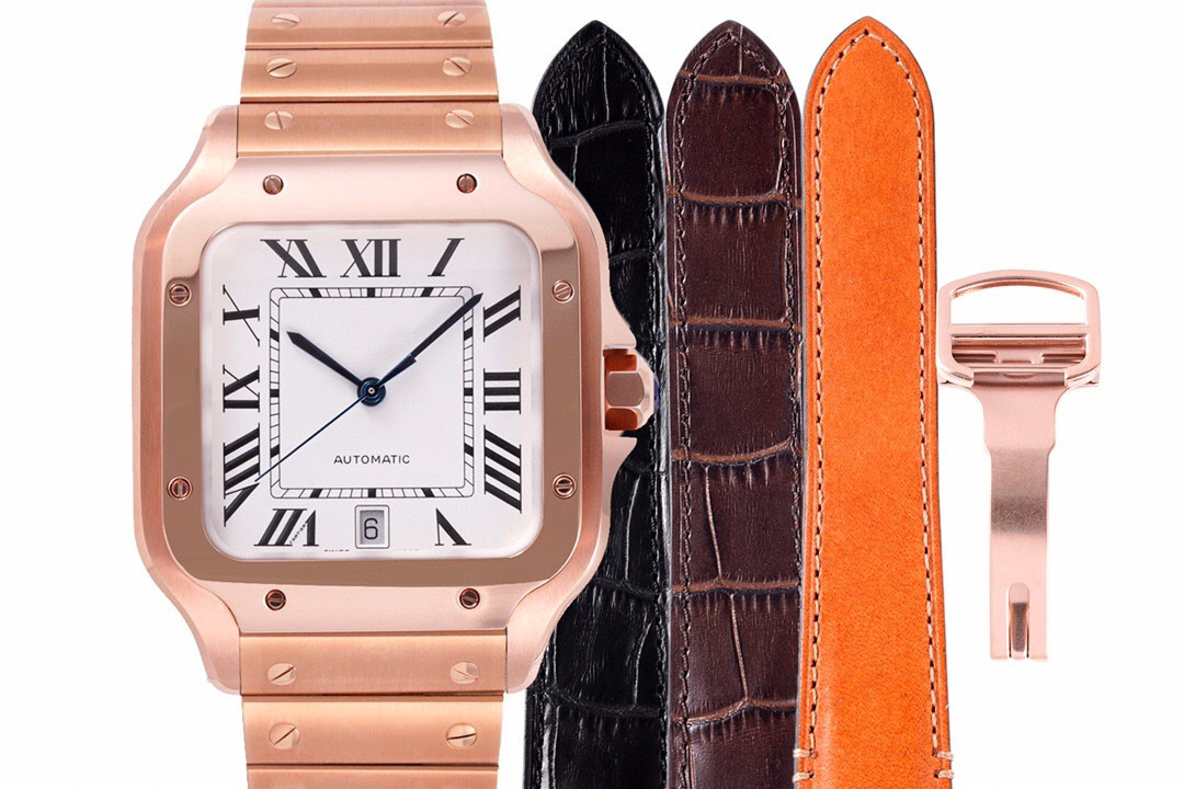 

Men's watch Diameter 39.8mm x 47.5mmthickness 9.08mm and women's models are 35.1mm43.5mm a thickness of with 9019 movement mechani, Slivery;brown