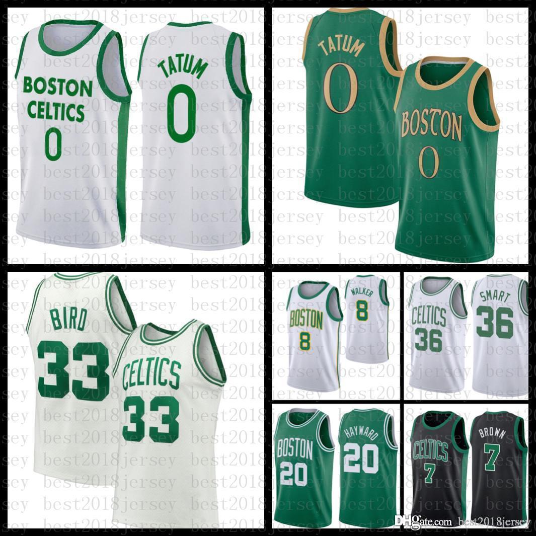 

2021 New Basketball Jersey Boston Celtics 33 Marcus 36 Smart Jayson 0 Tatum Kemba 8 Walker Marcus 36 Smart Gordon 20 Hayward, Black;red