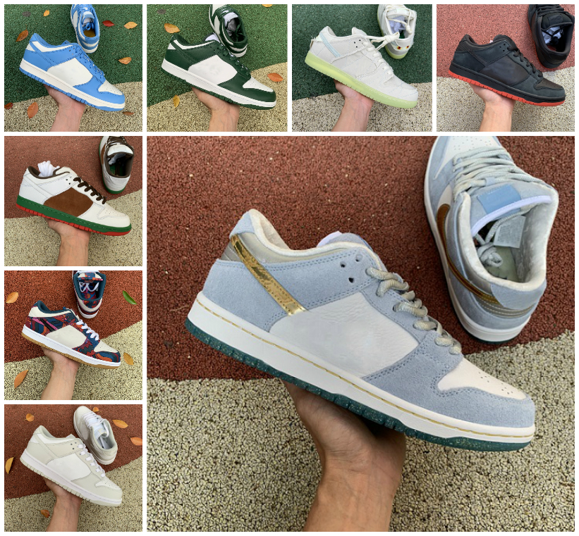 

2022 SB Running shoes Summit Wolf Grey UNC Halloween Black White Photon Dust Parra Abstract Tan Gum Kentucky Medium Curry womens Sail Camo sports sneakers trainers, Bubble package bag