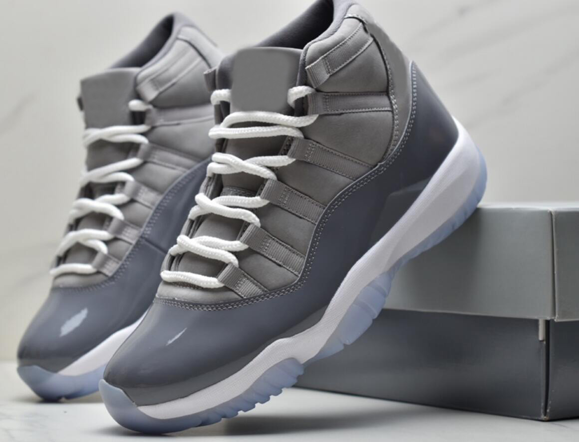 

high quality 11 Cool Grey men Basketball Shoes 11s Medium Grey White-Cool Mens outdoor Sports Sneakers Running Trainers CT8012-005 With Box