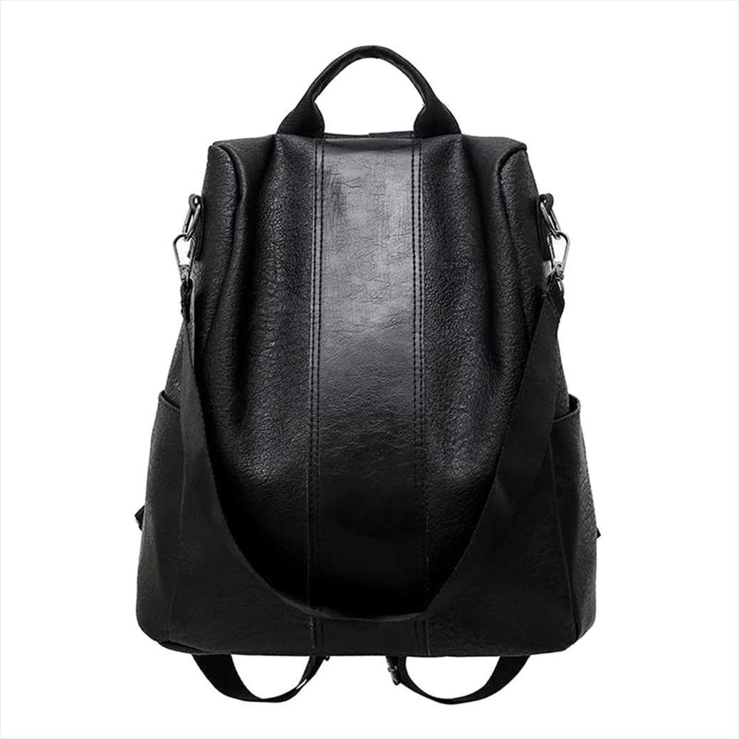 

Woman Anti Theft Backpack Bag Casual Wild Soft Leather Dual Use Small Female School Girls Travel