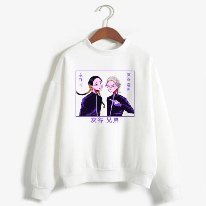 

Men's Hoodies & Sweatshirts Tokyo Revengers Printed Fashion Men Women Unisex Autumn Loog Sleeve Harajuku Haitani Ran Rindo Sweatshirt Hoodie, Black