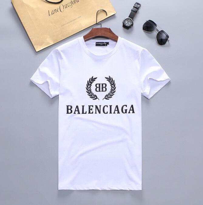 

2021 summer mens t shirt fashion simple pure cotton black and white Couples clothing casual high-quality letter embroidery M-3XL#660, White;black
