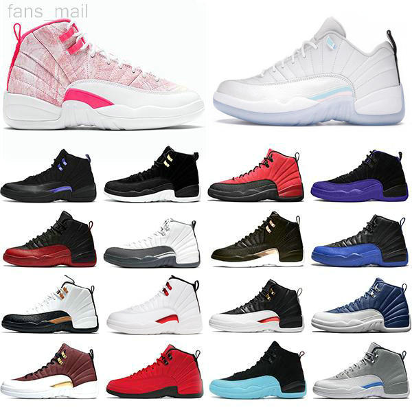 

Top Quality 2021 Jumpman 12s Basketball Shoes 12 Low Easter Ice Cream Gamma Blue Dark Concord Reverse Taxi Flu Game University Gold Bred Men Women Sports Sneakers, #39 low easter size 40-47