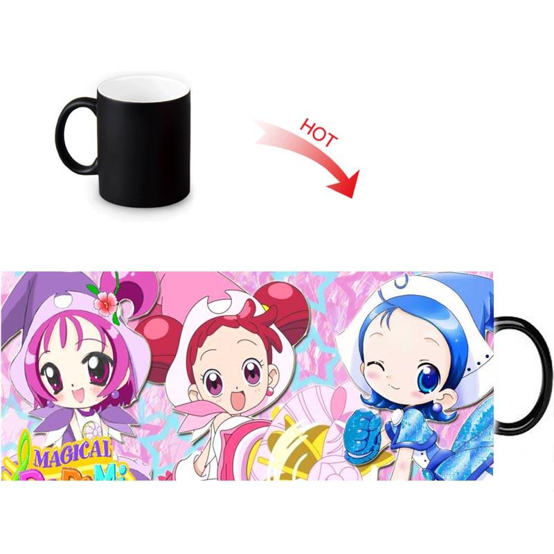 

Mugs Custom Magical DoReMi Coffee Milk Tea Morphing Anime Heat Sensitive Color Changing 350ml/12oz Mug