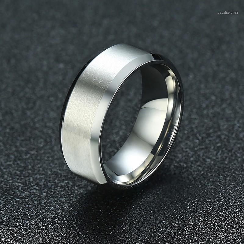 

Wedding Rings Vnox Stainless Steel Mens Ring 8mm Classic Male Band Comfort Wear Jewelry Size 6 7 8 9 10 11 12 13, Slivery;golden