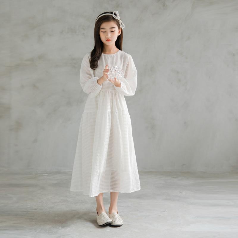 

Girl's Dresses Teen Girls White Black Maxi Dress 2022 Princess Party Ceremony Kids Muslim Clothes 8 10 12 13 Years, Red;yellow