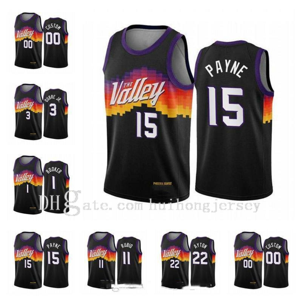 

2021New Men Devin Booker DeAndre Ayton 3 Chris Paul 2020/21 Swingman City BreathableBasketball Jersey Black Icon Edition, Colour 5