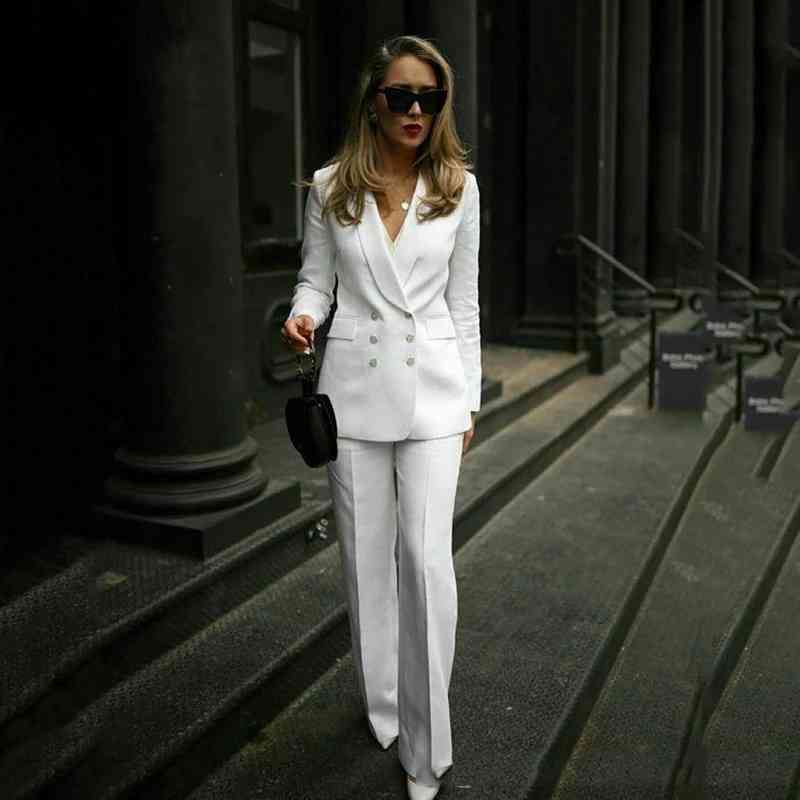 Ladies White Pants Suit Australia | New 