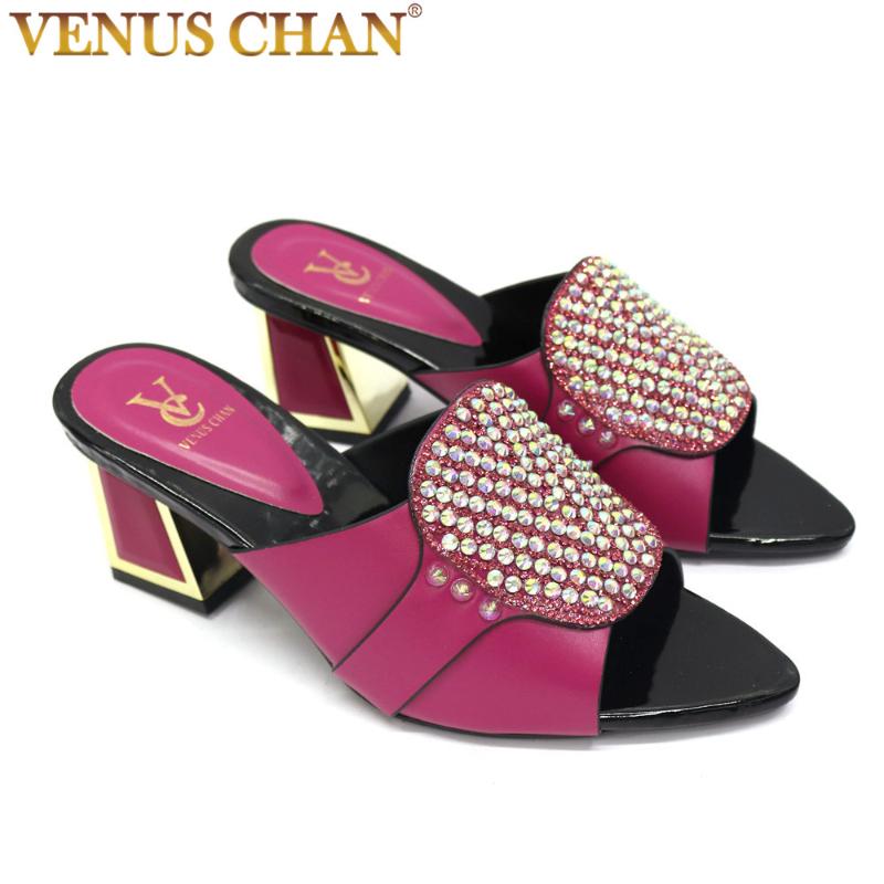 

Ladies Shoes Summer Slippers Good Quality Womens Dress Sandals 2021 Sweet Style For Royal Wedding Party Slingbacks, Black