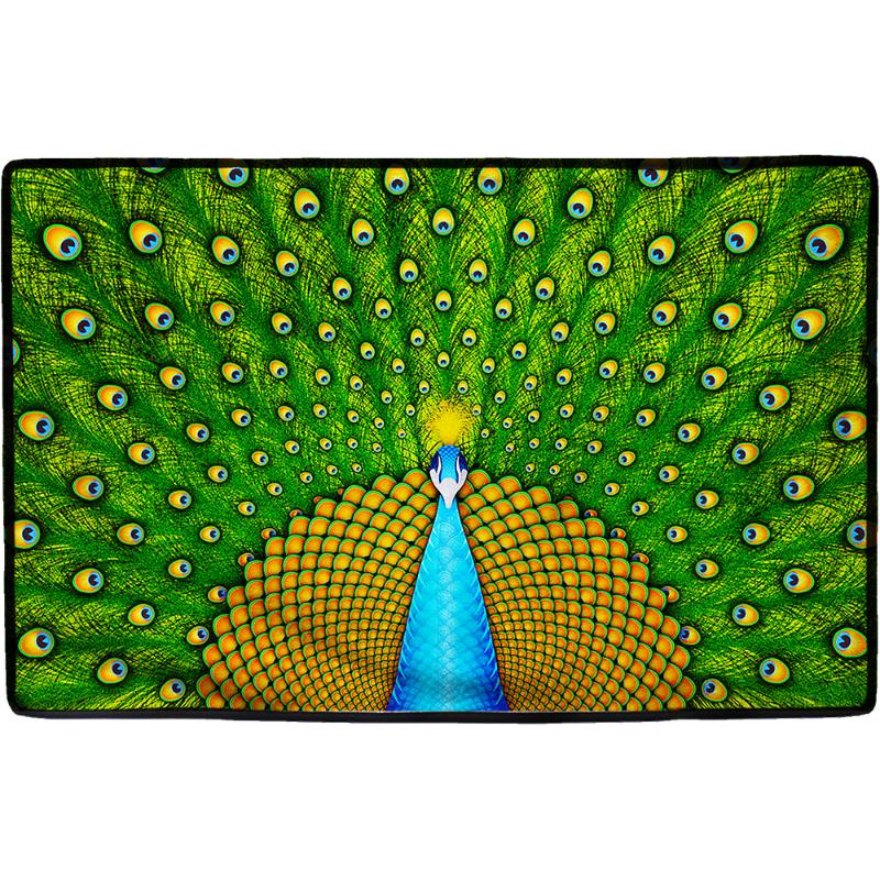

Printing Pet Blanket M/L/XL Soft Cushion Pattern Of Peacock Opening Big Dog Cat Kennels & Pens