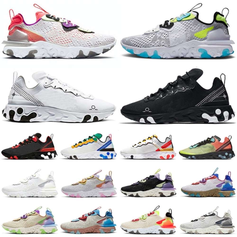 

2021 Fashion Worldwide react vision element 55 87 shoes men women chaussures triple black white Saffron mens womens trainers outdoor sports ruibatrade, 55 36-45 schematic white