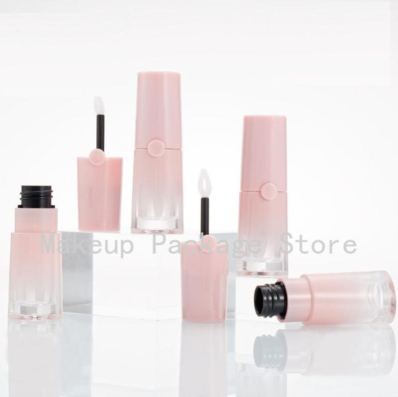 

10/30/50pcs Empty Pink Lip Gloss Bottle Makeup DIY Glaze Tube Cosmetics Refillable Container Shell Packaging Homemade Storage Bottles & Jars