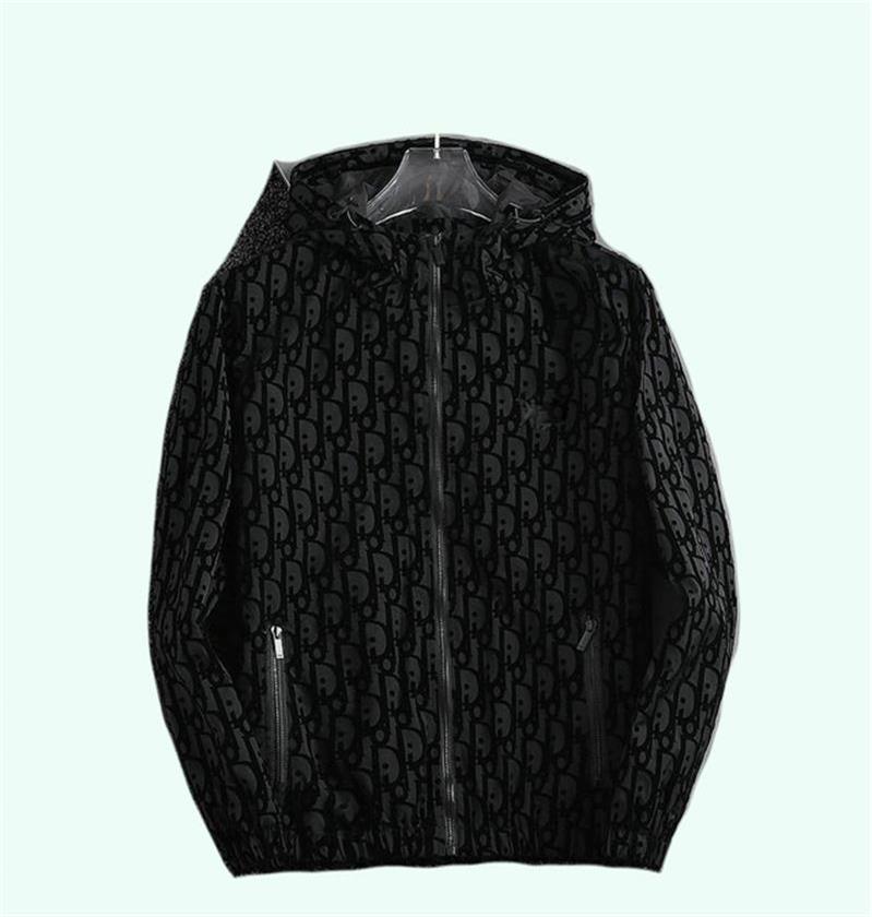 

Classic print men's jacket INSTAGRAM fashion hoodie Trench Designer Women's casual dust-proof Clothing Fall personality Charm Zpper Coat Asian size -3XL A2