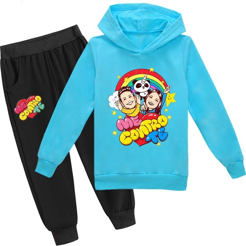 

Me contro te casual set boys girls children's sweater and trousers 23006
