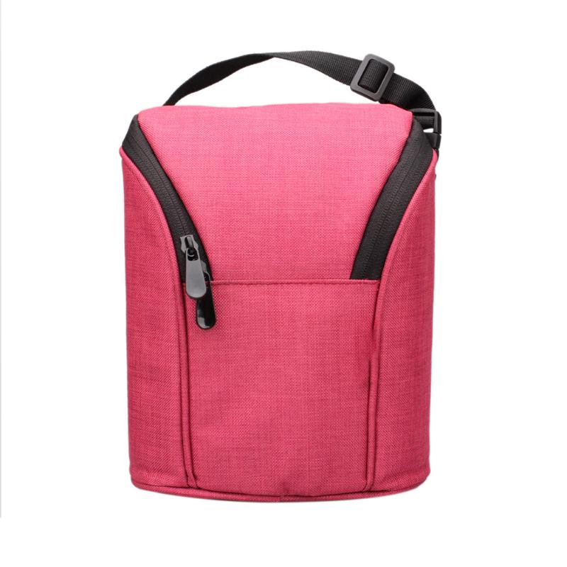 

Bag Organizer Picnic Home Thermal Insulated Cooler Portable Large Capacity Waterproof Camping Oxford Cloth Lunch Office Zipper Lightweight, Black