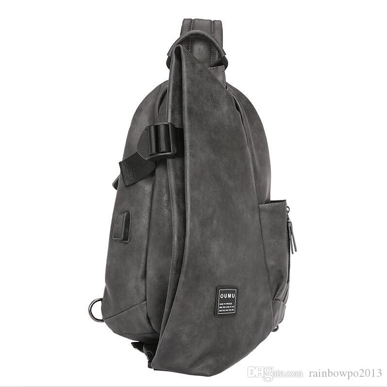 

Factory wholesale men handbag high quality leather Messenger bag atmospheric grey fashion shoulder bags outdoor waterproof leathers casual backpac, Grey(boutique box)