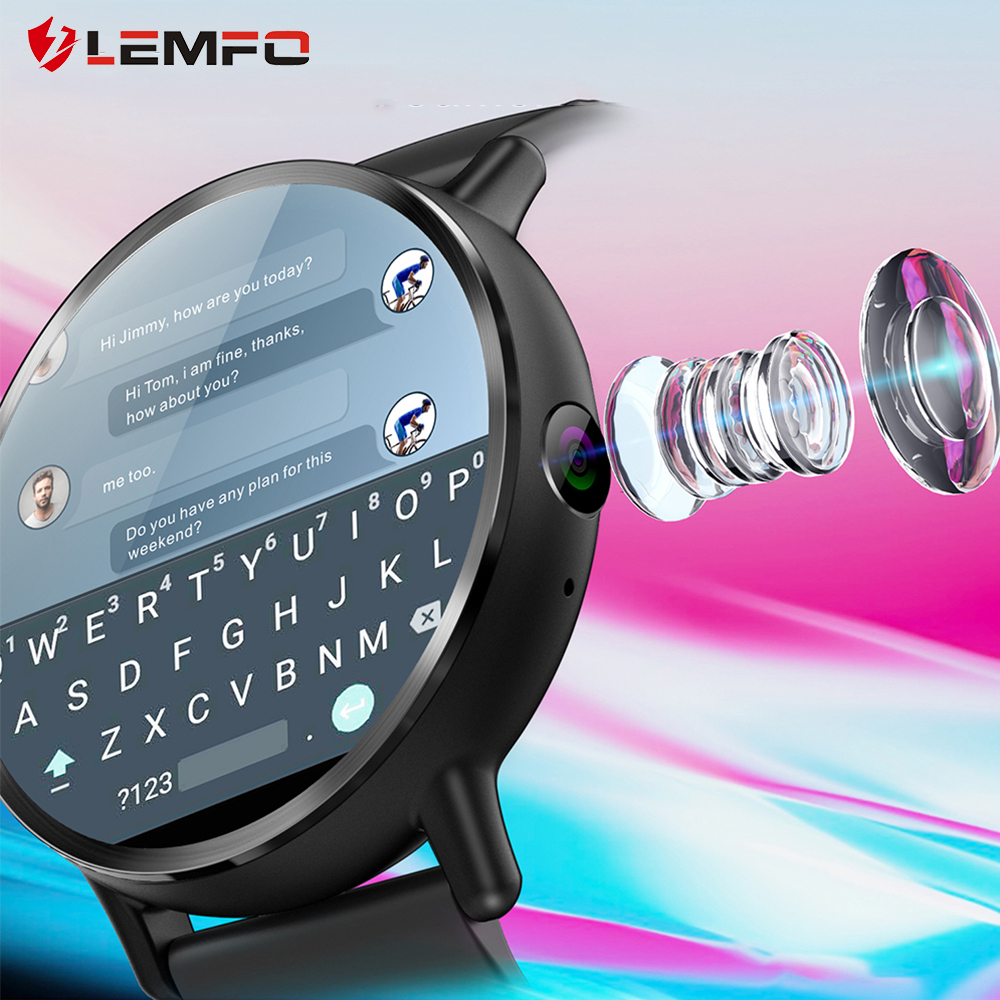 

LEMFO LEM X Android 7.1 4G 2.03 Inch 900Mah 8MP Camera Waterproof Luxury Smart Watch Sport GPS Watch Smartwatch For Men 210317