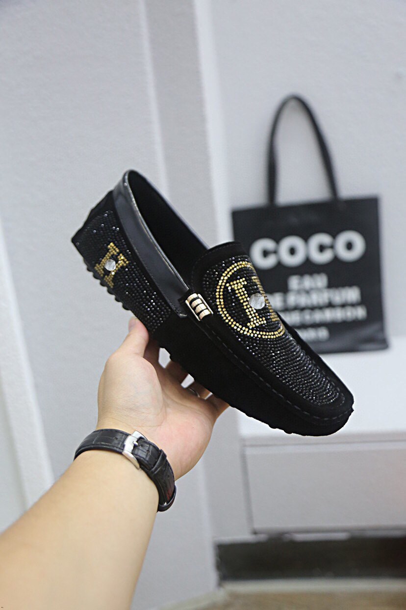 

Designer Italian Mens Shoes Casual Luxury Brand Summer Men Loafers Split Leather Moccasins Comfy Breathable Slip On Boat Shoes, #01