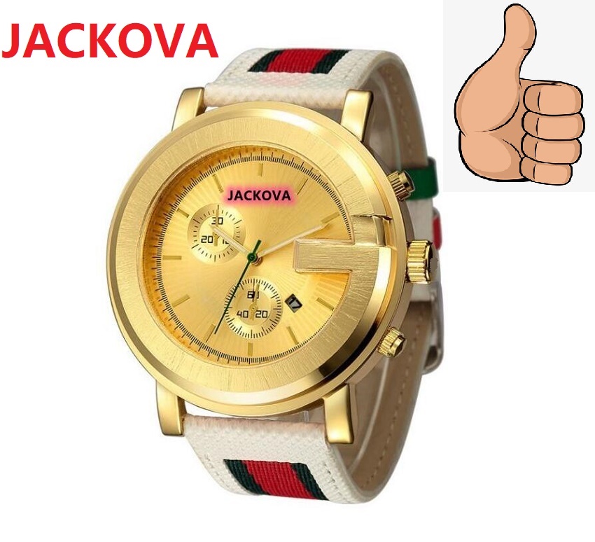 

Popular Casual Fashion Luxury Man Women Big Dial Watch 45mm Relojes De Marca Mujer Lady Dress Watch Fabric Leather Band Quartz Clock High quality wristwatch Gifts, As pic