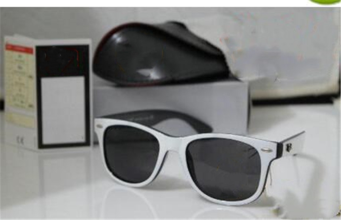 

2021 top Ray Men Women Sunglasses Vintage Pilot Wayfarer Brand Sun Glasses Band UV400 With box and case 2140 tom rrb