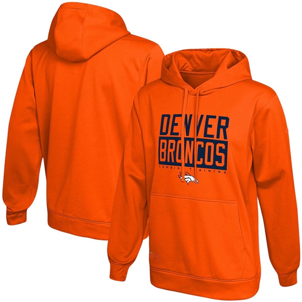 

DenverBroncosMEN Orange School of Hard Knocks Pullover Hoodie