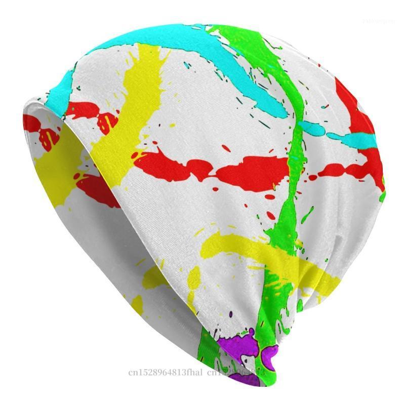 

Berets Bonnet Hats Splatoon Squid Inklings Shooter Game Men Women's Skullies Beanies Hat Splattered Winter Warm Cap Design Caps, Black