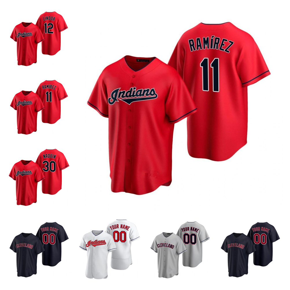 

Cleveland 11 Jose Ramirez Jersey 57 Shane Bieber 52 Mike Clevinger 7 Kenny Lofton 55 Roberto PÃ©rez 32 Franmil 20 21 Reyes Baseball Jerseys, Blue;black