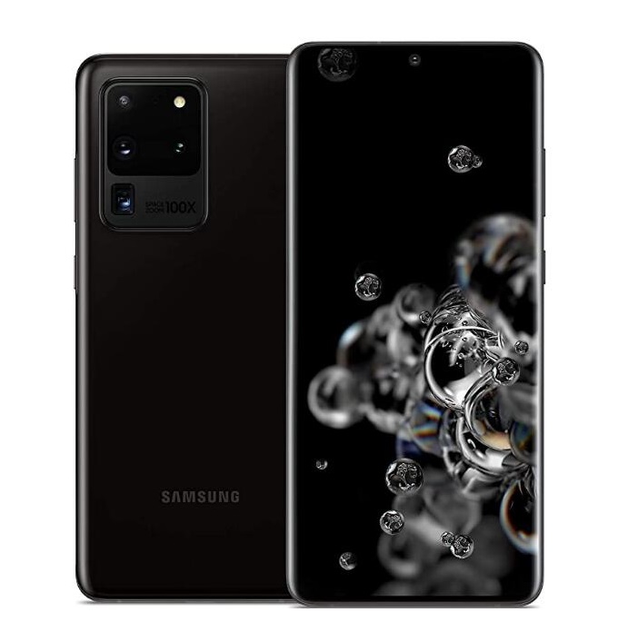 

Refurbished Samsung Galaxy S20 G781U G981U G986U G988U Plus Ultra unlocked Cell Phone 12GB/128GB Octa Core 64MP 4 Cameras Android 10, Red