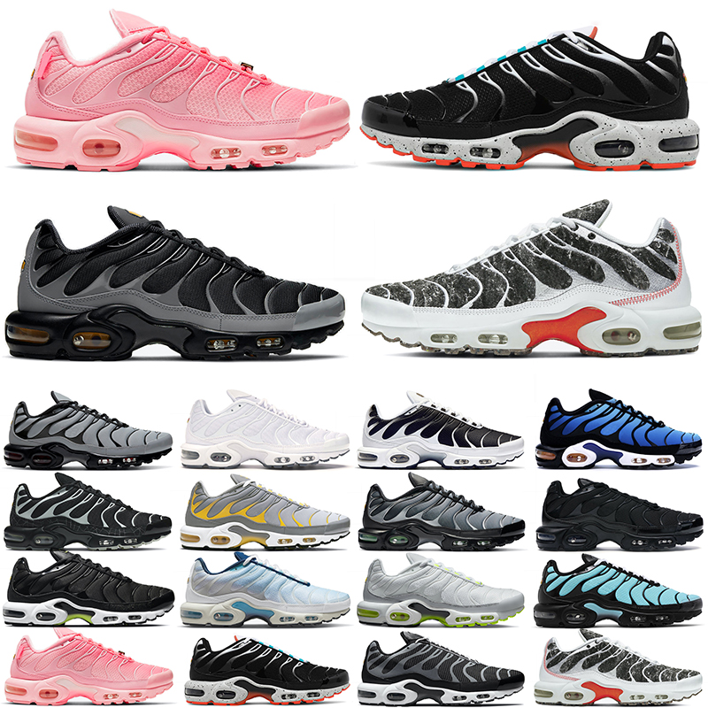 

tn plus men women running shoes triple Black Aquamarine white Atlanta Crater Psychic Blue Volt Supernova mens trainers outdoor sports sneakers hotsale, 30