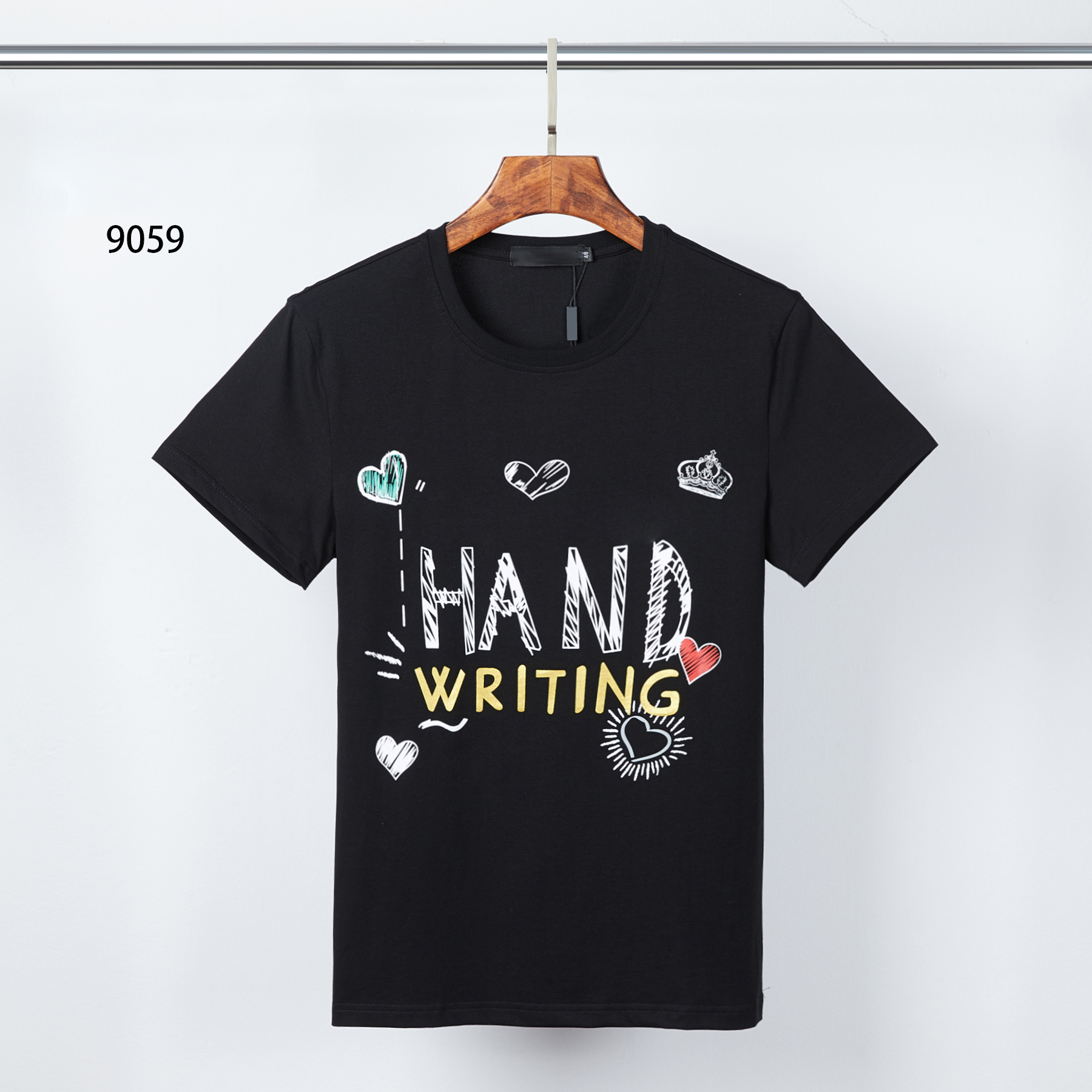 

2021 short-sleeved Mens t shirt Black ape pattern printed Unisex summer street hip hop short sleeved cotton male tops M-XXXL #115, White;black