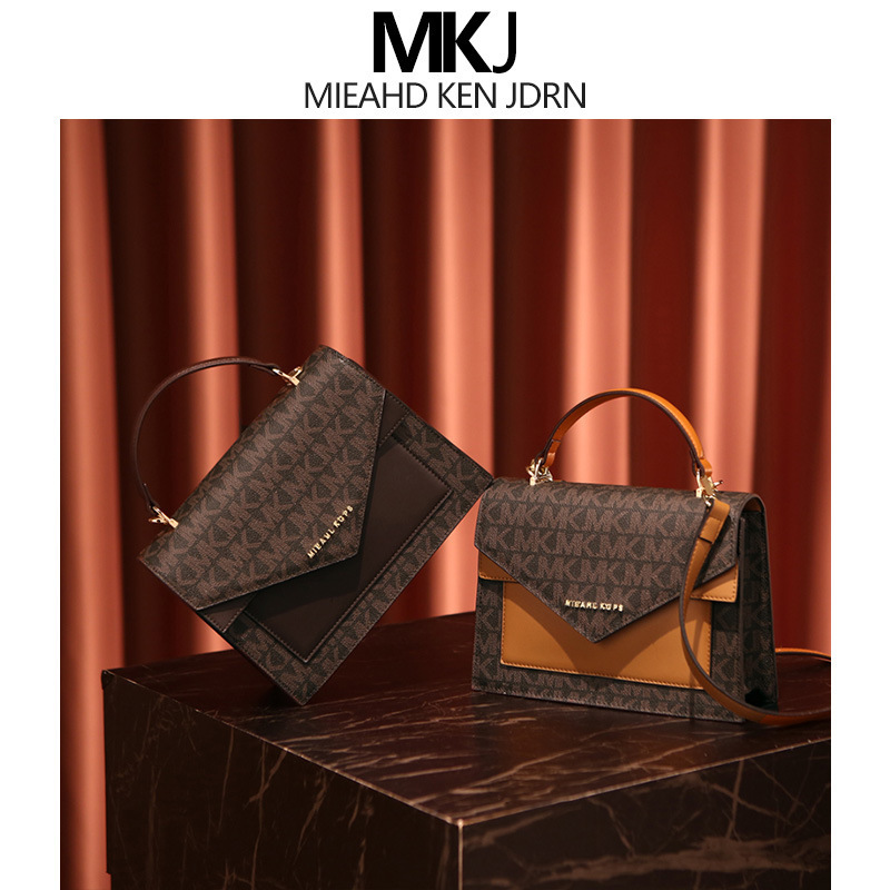 

Hong Kong MKJ bag 2021 new women' handbag small MK old flower One Shoulder Messenger BagI4QM