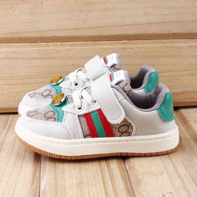 

Babudou autumn baby 1-3 years old boys' and girls' soft soled walking spring and autumn board children's sports babyshoes, 8882 shadow grey croton