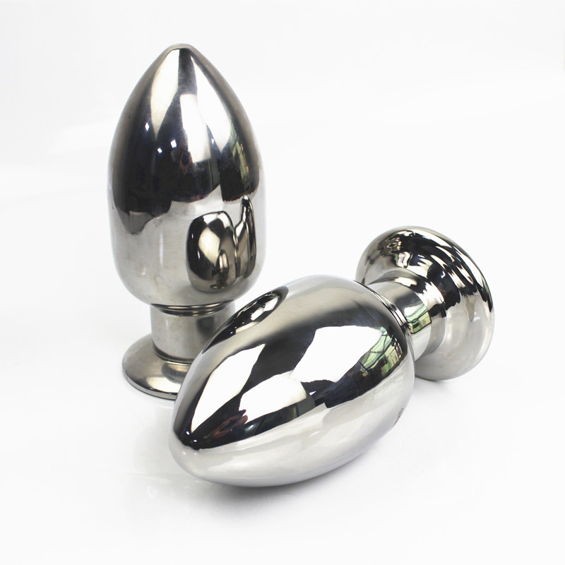 

9 Sizes Anal Dildo Plug Stainless Steel Soild Anus Trainer Dialtor Butt Plugs Simulation Dilator Adult Toys for Men and Women HH8-69