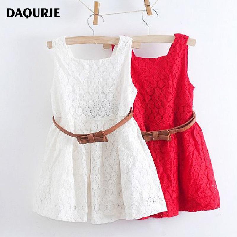 

Girl's Dresses s Summer Style Kids For Dress Clothes 2-7 Years Fashion Vetement Fille Baby Prom Costume Robe EG6G, Red