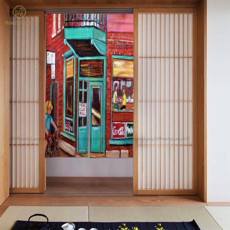 

Places Faces Curtains Block Out Printed Door Curtain Room Double & Drapes