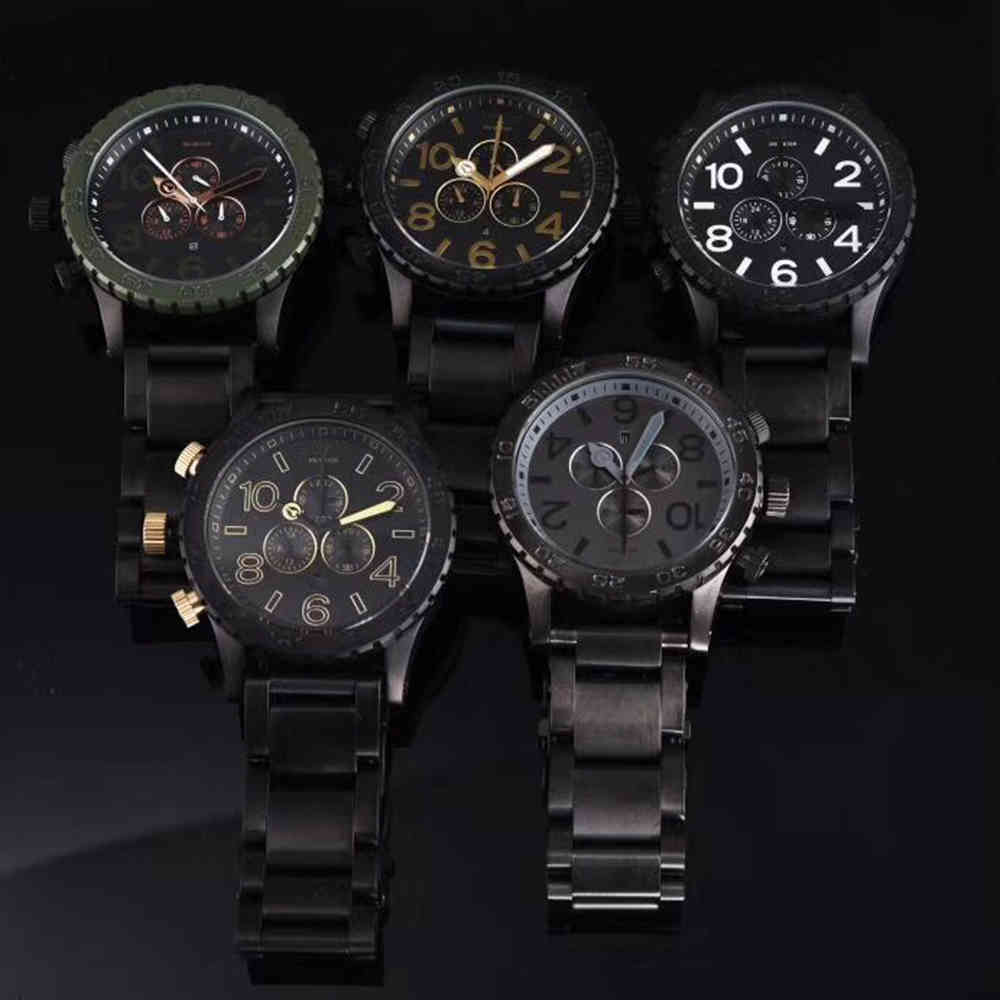 

2021 Men's 51-30 Quartz Watch THE A083-1062 Matte Black Dial Stainless Steel Band CHRONOGRAPH Original Box
