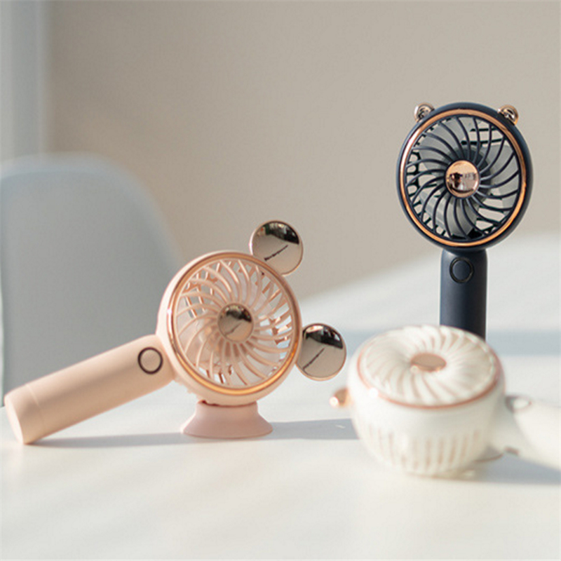 

Electric Fans Mini USB gadgets Rechargeable Fan Handheld Portable desktop Hand air Cooler Cooling summer Outdoor Travel