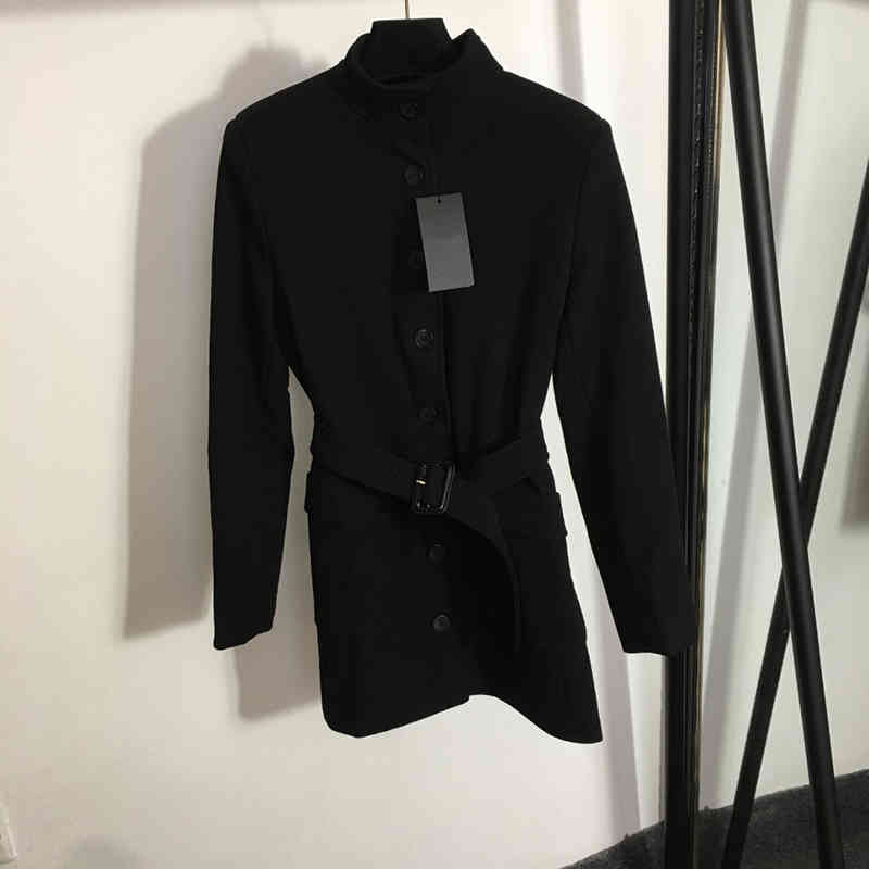 

Women's Wool & Blends Belt INS Fashion Women Coats Brand Outdoor Street Style Lady Coat Luxury Warm Long Dresses HG8F, 1# shoe box